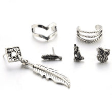 Load image into Gallery viewer, Retro Silver Earrings